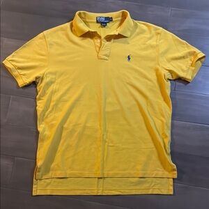 Polo Ralph Lauren Vintage Yellow Polo Shirt SZ Large